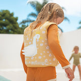 SUNNYLIFE Kids Swim Vest 3-6 Princess Swan Buttercup