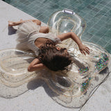 SUNNYLIFE Pool Float Lie On K - Cotton Candy Glitter