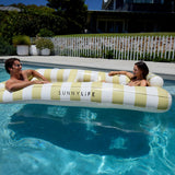 SUNNYLIFE Pool Float Lie On Twin - Hammock Casa Sand Stripe