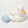 SUNNYLIFE Kids Tube Pool Ring Sid The Seagull- Blue