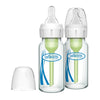 Dr. Brown’s Anti-Colic Options+ Narrow Glass Baby Bottle 120ml 2-Pack Clear