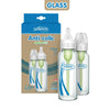 Dr. Brown’s Anti-Colic Options+ Narrow Glass Baby Bottle 250 ml 2-Pack Clear