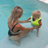 SUNNYLIFE Swim Vest 2-3 Salty the Shark Aqua Neon Yellow