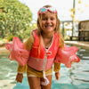 SUNNYLIFE Swim Vest 2-3 Melody the Mermaid Neon Strawberry