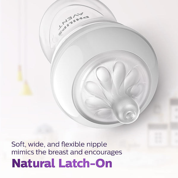 Philips Avent Natural Response Slow Flow Teat Flow 2 – 0M+ Pack of 2