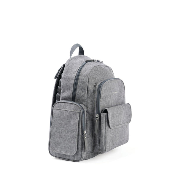 Skip Hop Luna Nappy Bag Backpack Diaper Bag Heather Grey