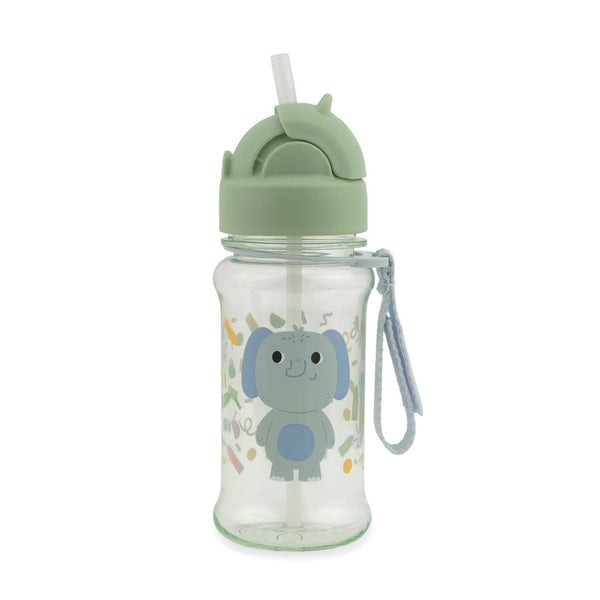 Skip Hop Besties Squad Tritan Renew Straw Bottle - Elephant