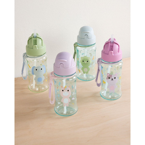 Skip Hop Besties Squad Tritan Renew Straw Bottle - Elephant