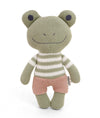 Pluchi Toady Tot Cotton Knitted Stuffed Soft Toy (Green)