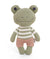 Pluchi Toady Tot Cotton Knitted Stuffed Soft Toy (Green)