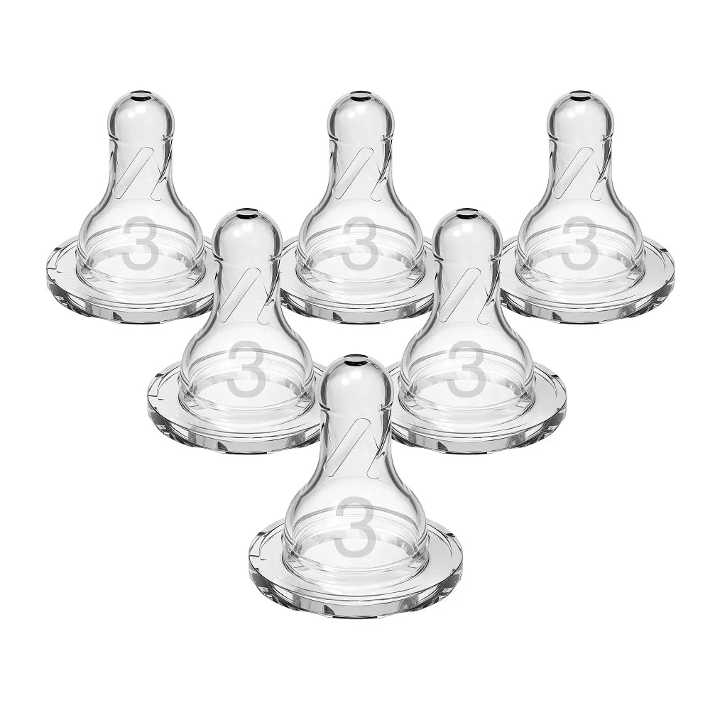 Dr. Brown’s Natural Flow Narrow Bottle Nipple Level 3 6 Pack