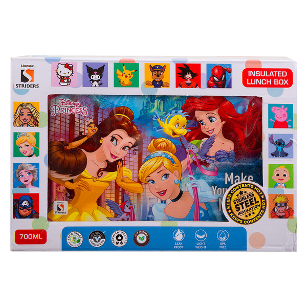 Striders Lunch Box Insulated - Disney Princess