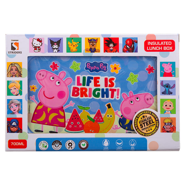 Striders Lunch Box Insulated - Peppa Pig