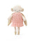 Pluchi Angel Doll Cotton Knitted Stuffed Soft Toy (Baby Pink & Gold)