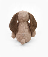 Pluchi Buddy The Dog Cotton Knitted Stuffed Soft Toy (Pale Whisper & Khaki)