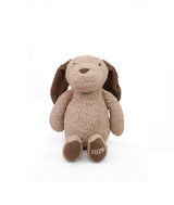 Pluchi Buddy The Dog Cotton Knitted Stuffed Soft Toy (Pale Whisper & Khaki)