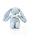 Pluchi Ralph Bunny Hop Cotton Knitted Stuffed Soft Rattle Toy (Sky Blue)