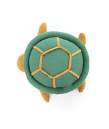Pluchi Pokey Turtle Cotton Knitted Stuffed Soft Toy (Green & Mustard)