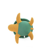 Pluchi Pokey Turtle Cotton Knitted Stuffed Soft Toy (Green & Mustard)