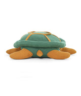 Pluchi Pokey Turtle Cotton Knitted Stuffed Soft Toy (Green & Mustard)