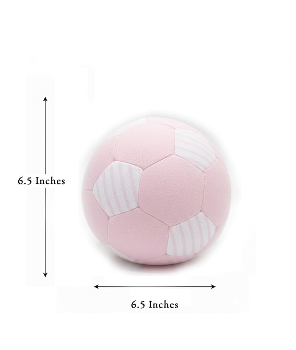 Pluchi Cuddle kick Football Pink Color Cotton Knitted Stuffed Soft Toy