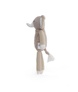 Pluchi Tiny Trunk Cotton Knitted Stuffed Soft Toy (Silver Birch & Ivory)