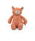 Pluchi Ginger The Cat Cotton Knitted Stuffed Soft Toy (Pale Whisper & Dusty Coral)