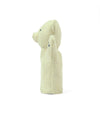 Pluchi Polar Bear Hand Puppet Cotton Knitted Stuffed Soft Toy (Natural Melange)