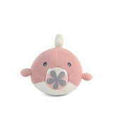 Pluchi Marlow Fish Cotton Knitted Stuffed Soft Toy for Babies & Kids (Pink & Natural)