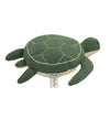 Pluchi Waddles Turtle Cotton Knitted Stuffed Soft Toy (Duke Green & Natural)