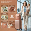 R For Rabbit Caramello Bold Arise Diaper Bag, Premium Vegan Leather