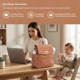 R For Rabbit Caramello Bold Arise Diaper Bag, Premium Vegan Leather