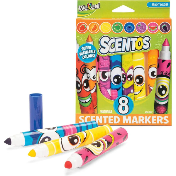 Scentos Funny Face Markers (Pack of 8)