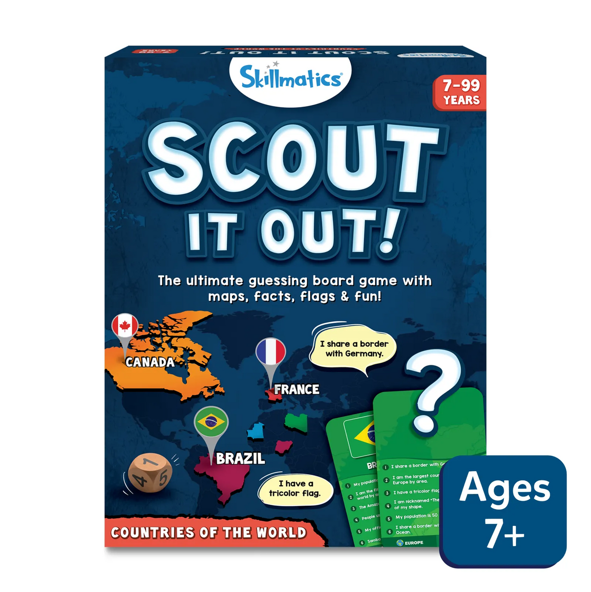 Scout it Out: Countries of The World | Trivia Board Game (ages 7+)