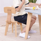 Boori Tidy Chair – Almond | Solid Wood Kids Chair, 2–6 Years