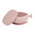 b.box Silicone Suction Bowl + Lid – Blush Pink