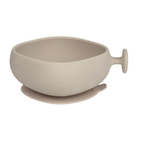 b.box Silicone Suction Bowl + Lid – Latte