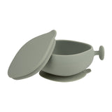 b.box Silicone Suction Bowl + Lid – Sage