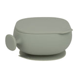 b.box Silicone Suction Bowl + Lid – Sage