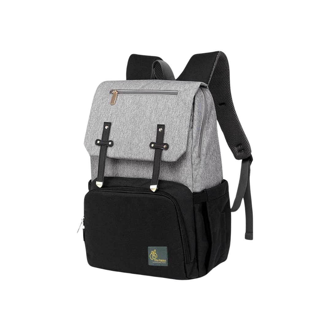 R For Rabbit Diaper Bag Caramello Smart Grey Black