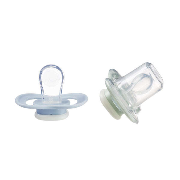 B Box Silicone Pacifiers Pack Of 2 (6-18M) - Sky + Sage