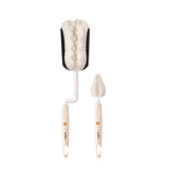 Bottle Brush Spectra Bottle & Nipple Brush Cleaner 360° 2-in-1 Set – Ivory