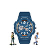 Spiky EVA6 Analog & Digital Sporty Watch 2–14Y – Blue