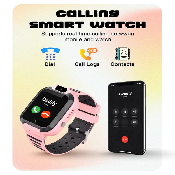 Spiky Basilisk Kids GPS Smartwatch Pink