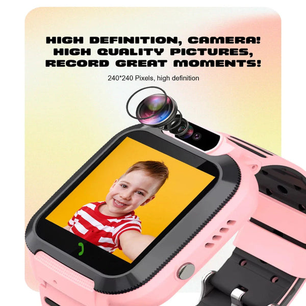 Spiky Basilisk Kids GPS Smartwatch Pink