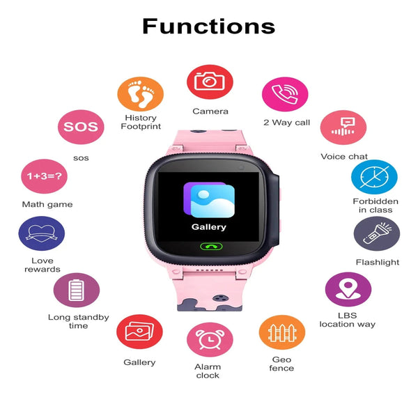 Spiky Centaur-Pink Smart Watch for Kids