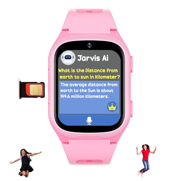 Spiky Chimera Android 4G Kids Smartwatch Light Pink