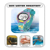 Spiky EVA18 Printed Strap Round Sports Digital Watch 3–10Y – Purple