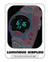 Spiky EVA18 Printed Strap Round Sports Digital Watch 3–10Y – Pink