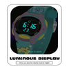 Spiky EVA18 Printed Strap Round Sports Digital Watch 3–10Y – Purple